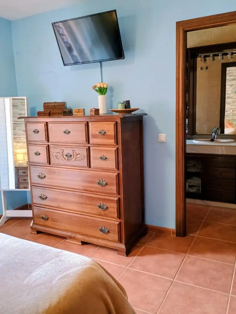 Schlafzimmer von Einfamilien-Reihenhaus zum Verkauf in Rincón de la Victoria mit Heizung, Privatgarten und Parkett