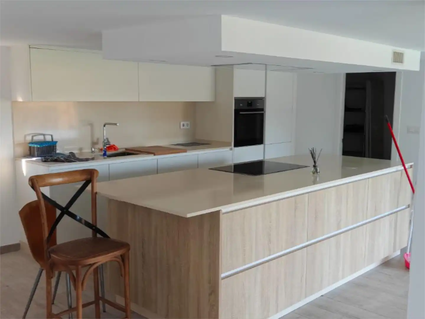 Cocina de Casa o chalet en venta en Boiro con Calefacción, Parquet y Terraza