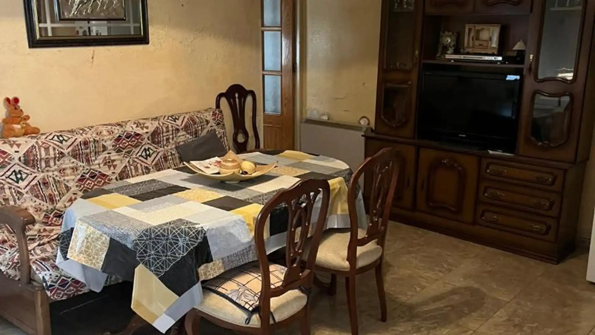 Comedor de Casa adosada de alquiler en Daimiel con Calefacción, Trastero y Amueblado