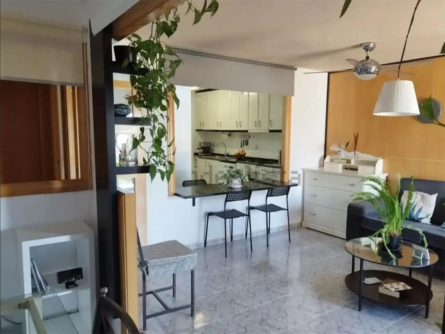Küche von Wohnung zum Verkauf in Badalona mit Balkon