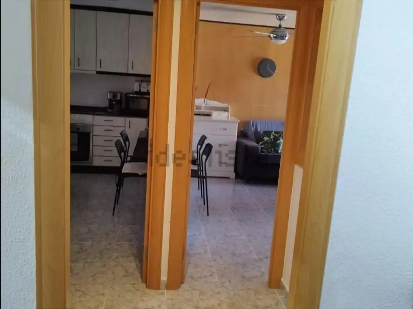 Küche von Wohnung zum Verkauf in Badalona mit Balkon