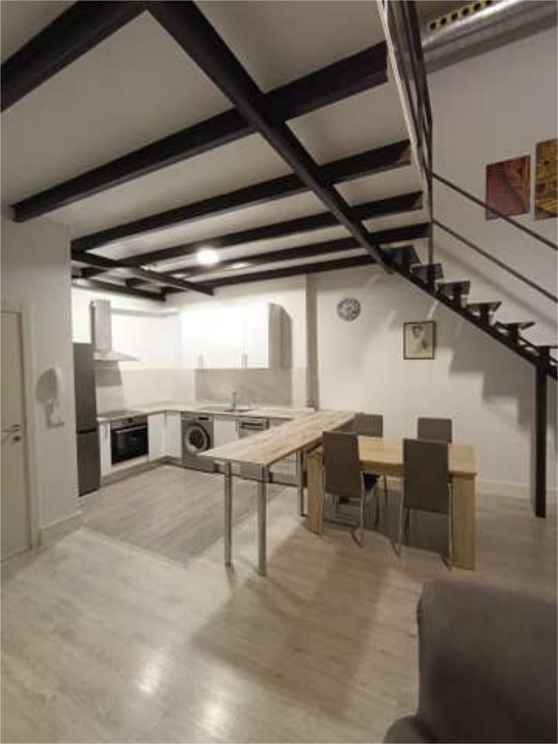 Küche von Loft zur Miete in Camarma de Esteruelas mit Terrasse und Möbliert