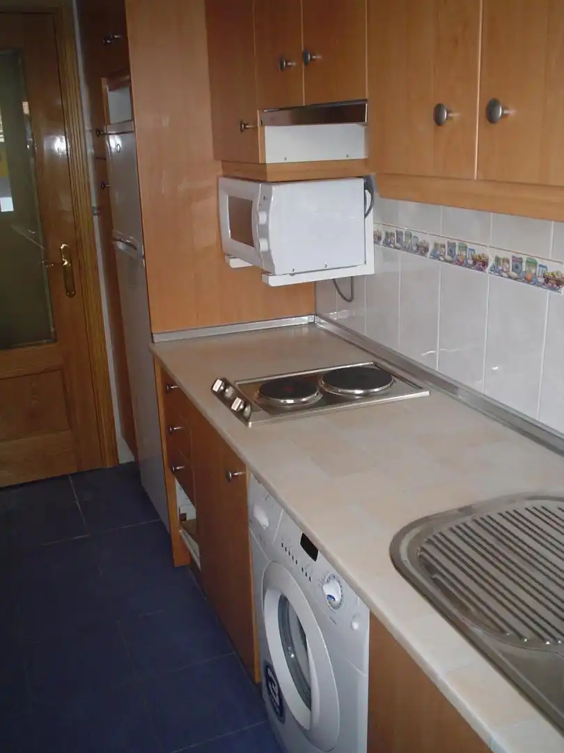 Kitchen of Flat for sale in  Madrid Capital  with Air Conditioner