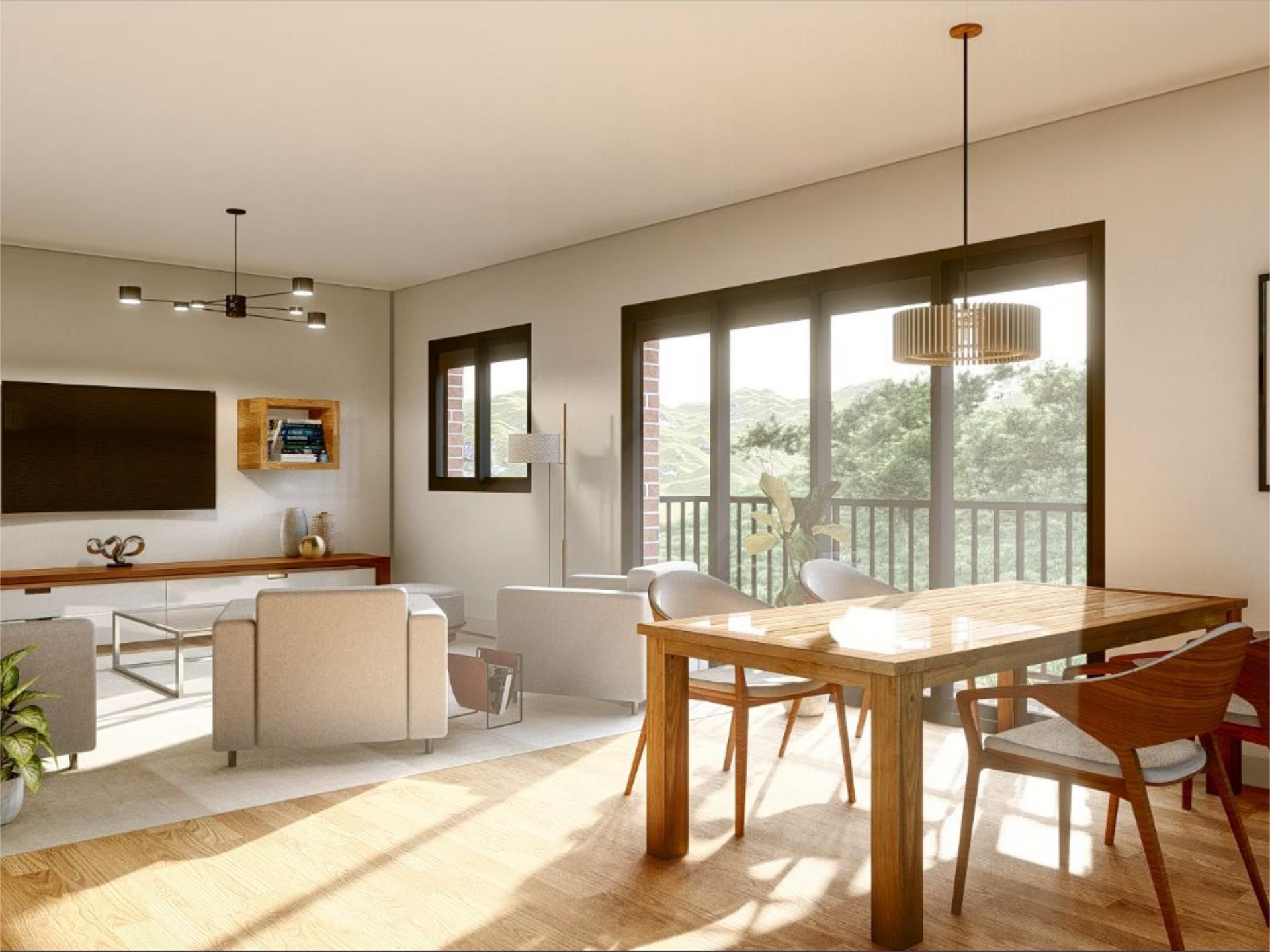 Living room of Single-family semi-detached for sale in Almoster  with Air Conditioner, Heating and Private garden