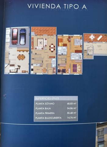 Casa adosada en Venta en Calle de Mariano Abenoza Camerano, 15 en Montañana