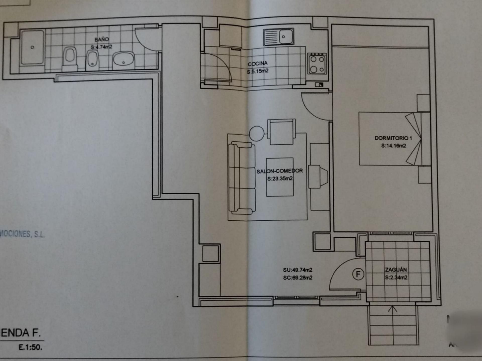 Flat for sale in Ocaña  with Heating, Private garden and Parquet flooring