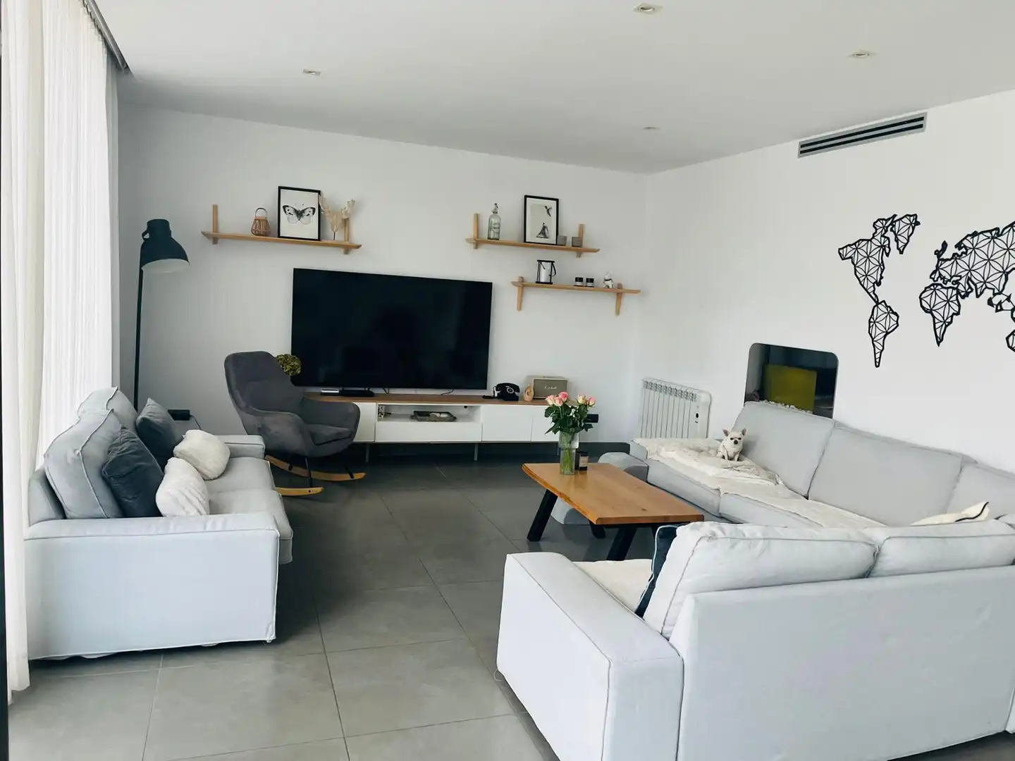 Sala d'estar de Casa o xalet en venda en  Palma de Mallorca amb Aire condicionat, Calefacció i Jardí privat
