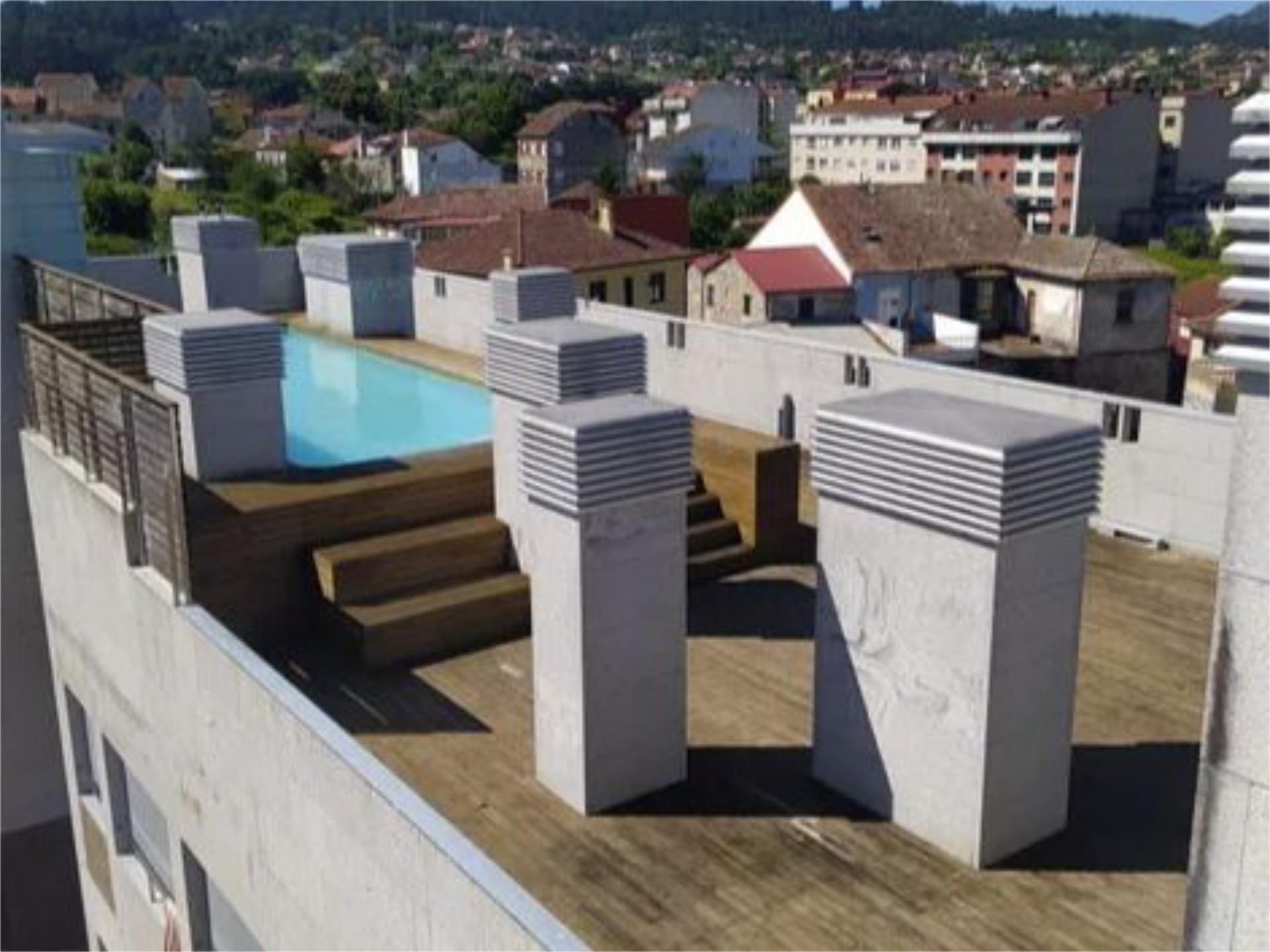 Terrassa de Pis de lloguer en Vigo  amb Calefacció, Jardí privat i Terrassa