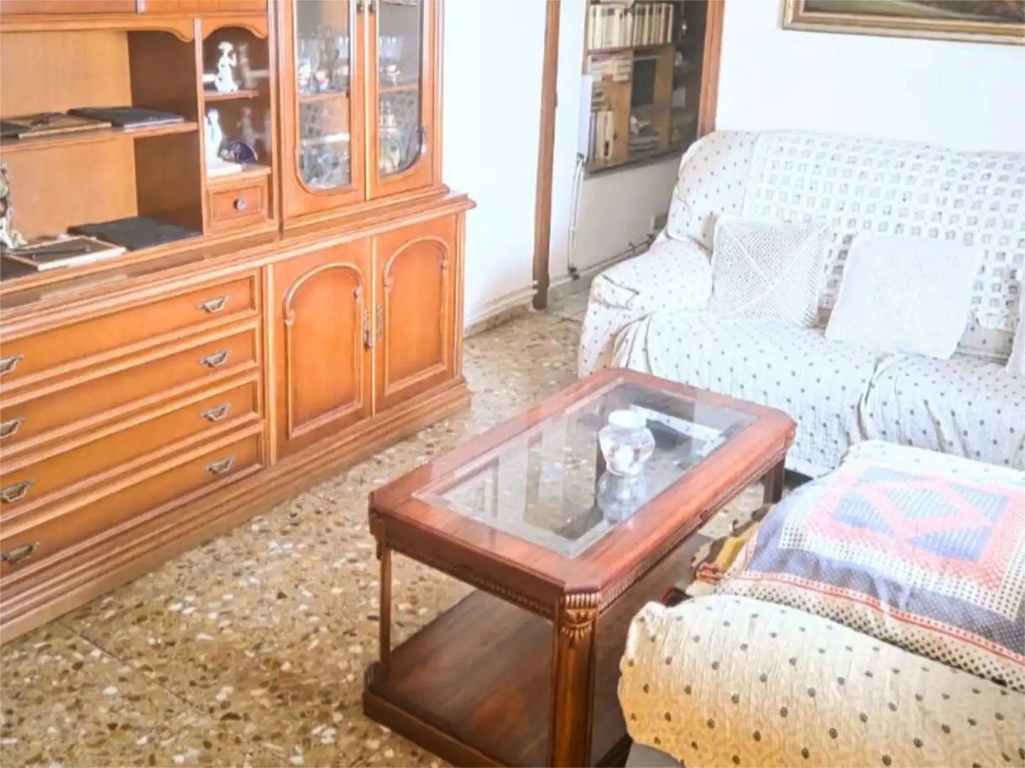 Flat for sale in Calle Segovia, 1, Villalba Estación Living room of Flat for sale in Collado Villalba with Air Conditioner, Heating and Private garden