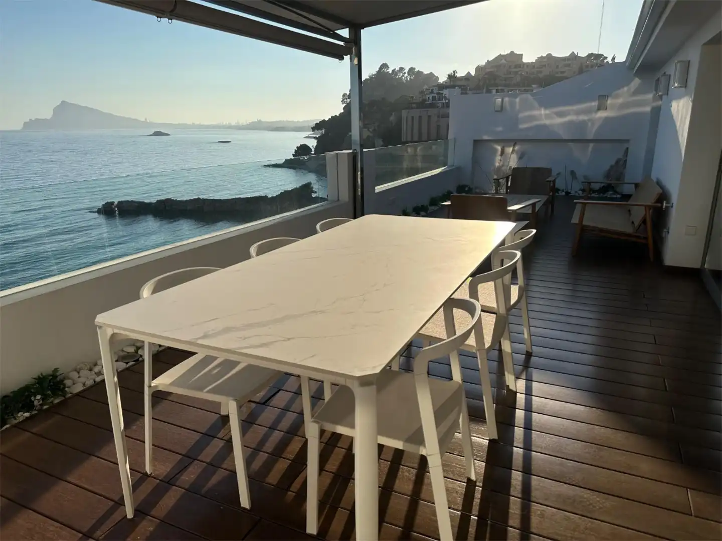 Terrasse von Dachboden zum Verkauf in Altea mit Klimaanlage, Terrasse und Schwimmbad