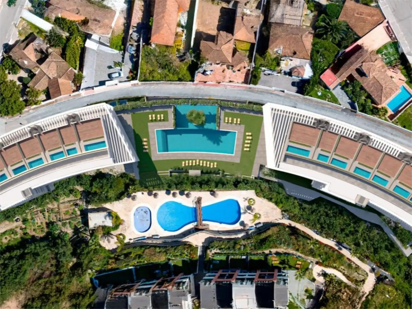 Flat for sale in Calle Del Zafiro, 34, El Castillo Swimming pool of Flat for sale in Manilva with Air Conditioner, Heating and Private garden