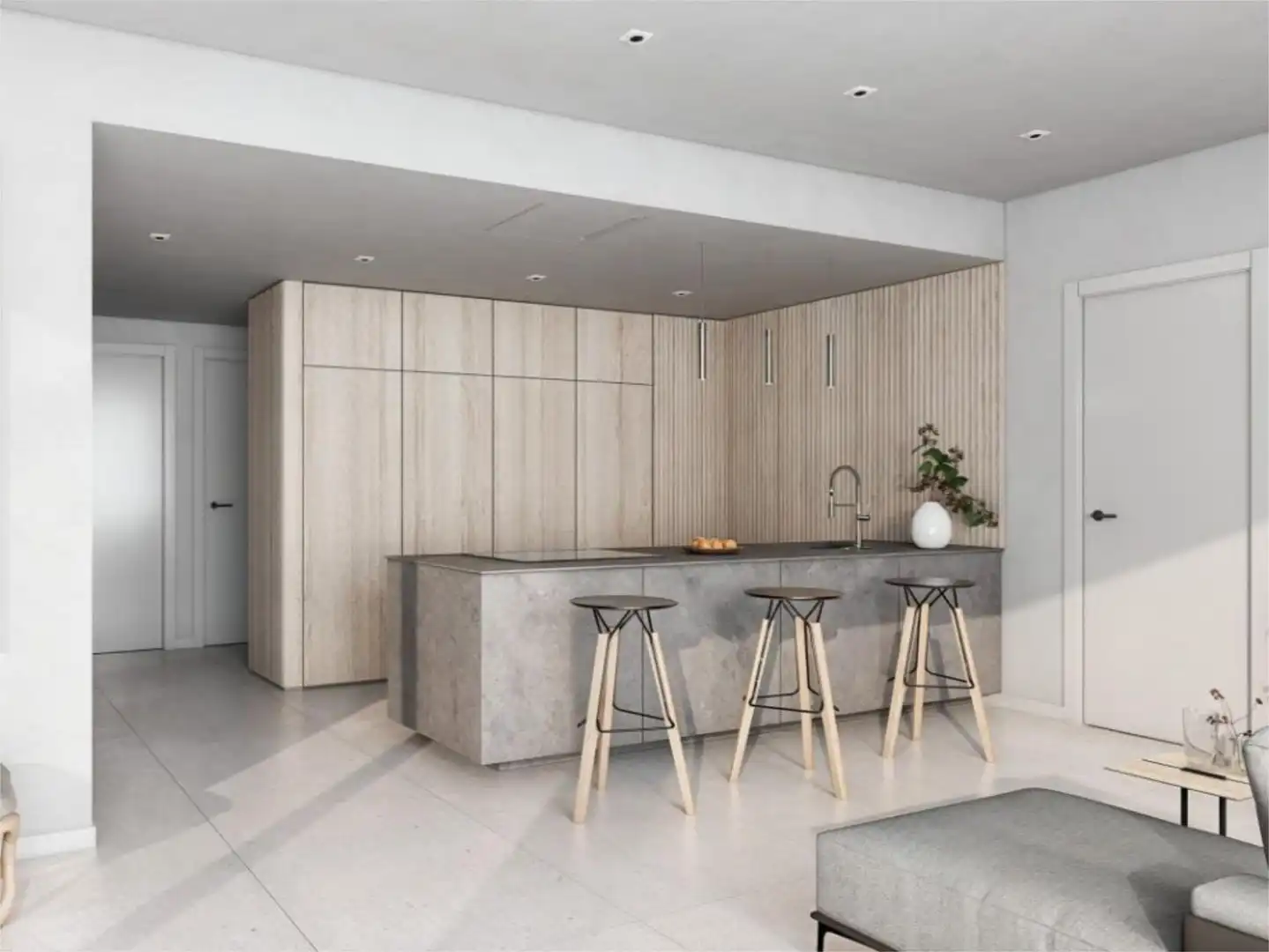 Flat for sale in Calle Del Zafiro, 34, El Castillo Kitchen of Flat for sale in Manilva with Air Conditioner, Heating and Private garden