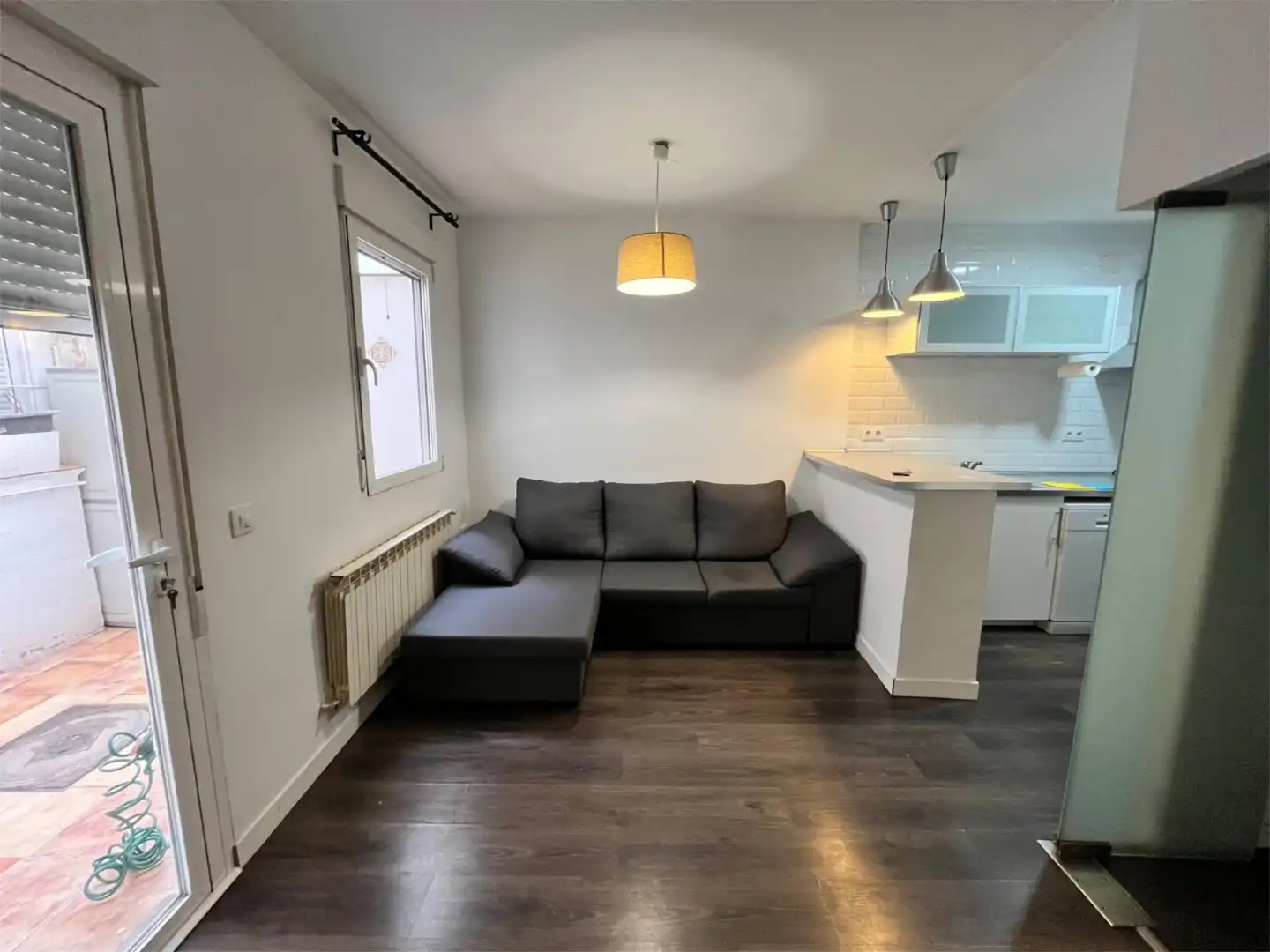 Sala de estar de Piso de alquiler en  Madrid Capital con Terraza