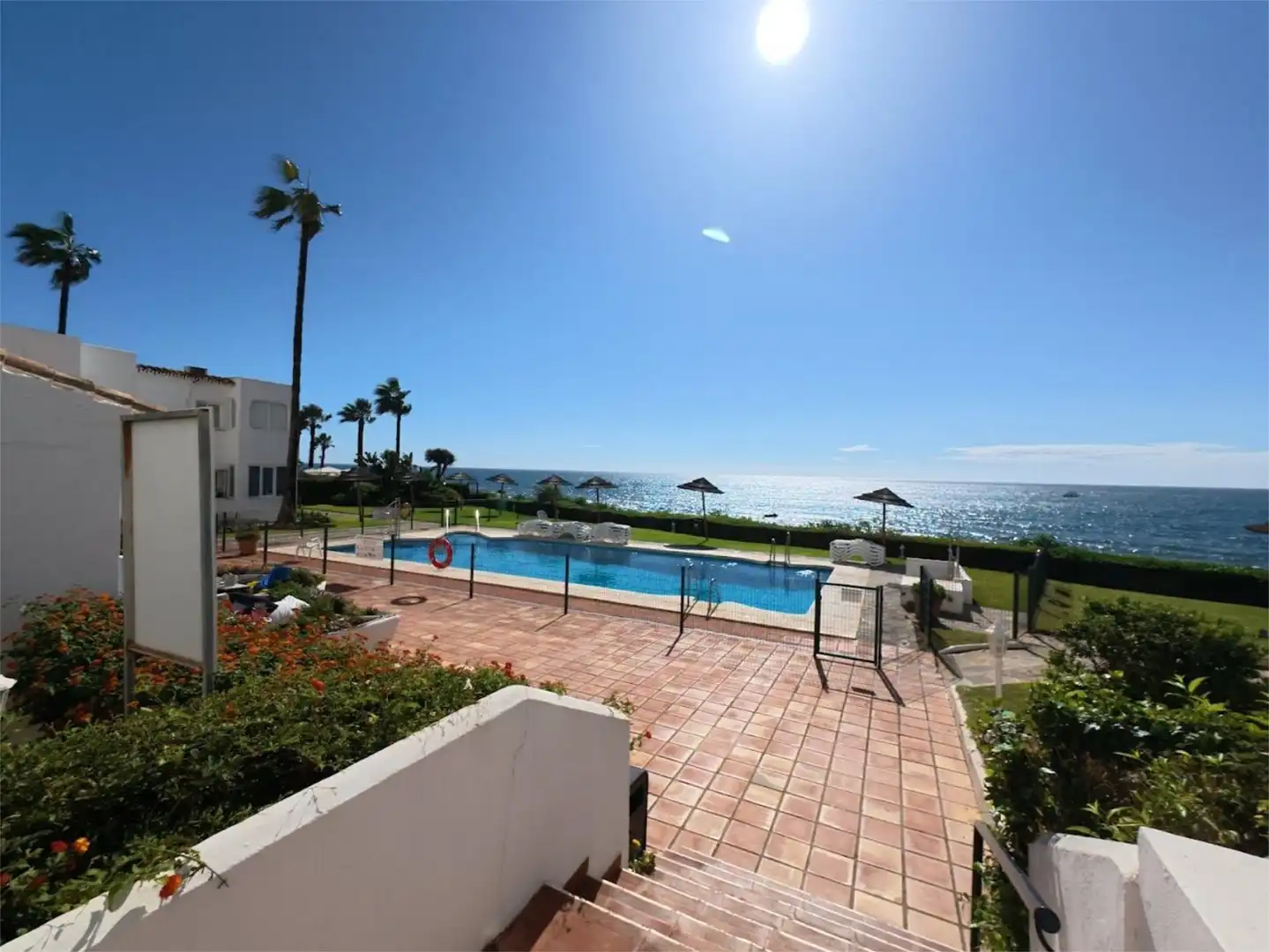 Garden of Flat for sale in Mijas  with Air Conditioner, Heating and Storage room