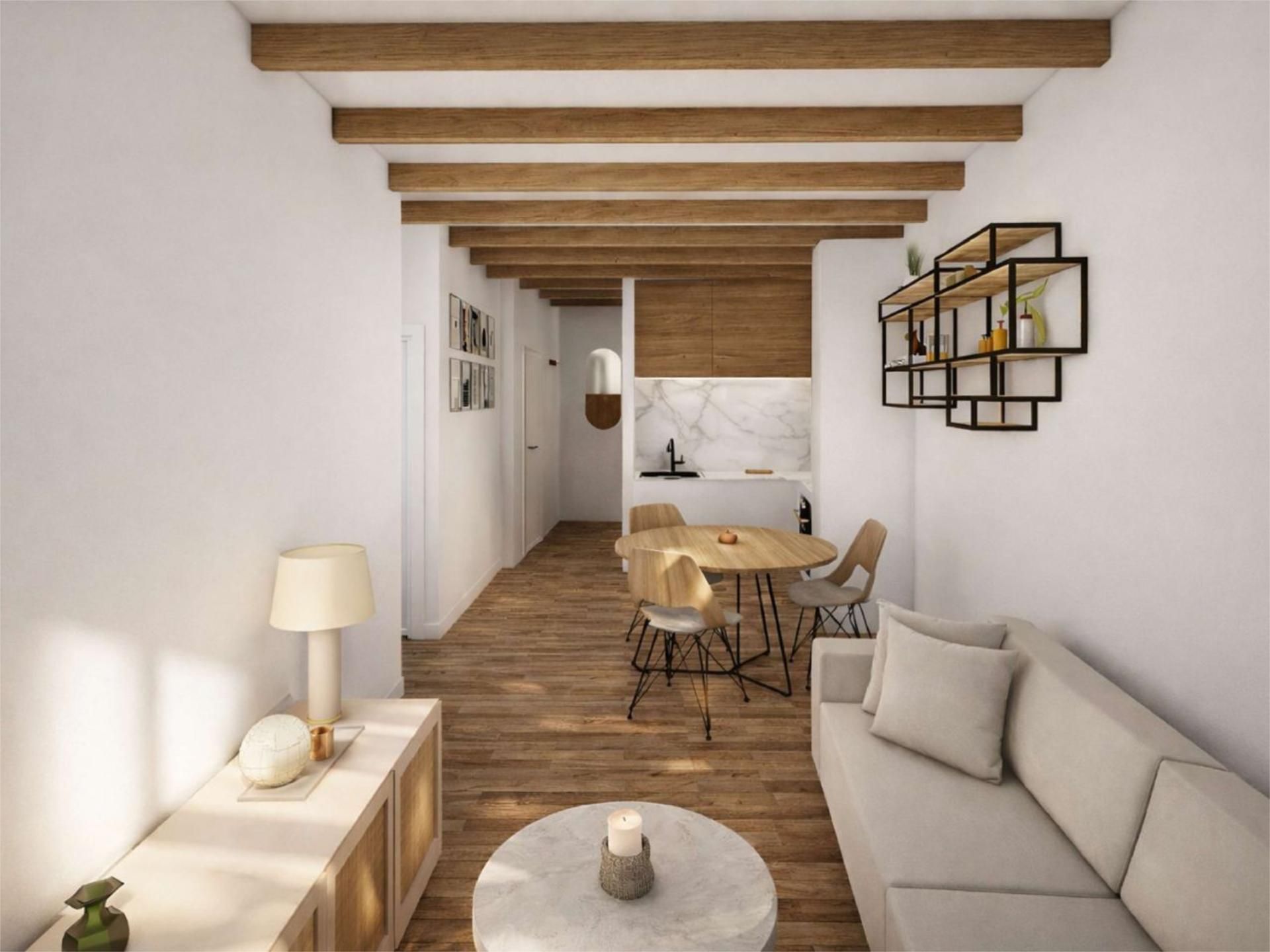 Living room of Flat for sale in Villajoyosa / La Vila Joiosa  with Air Conditioner and Balcony