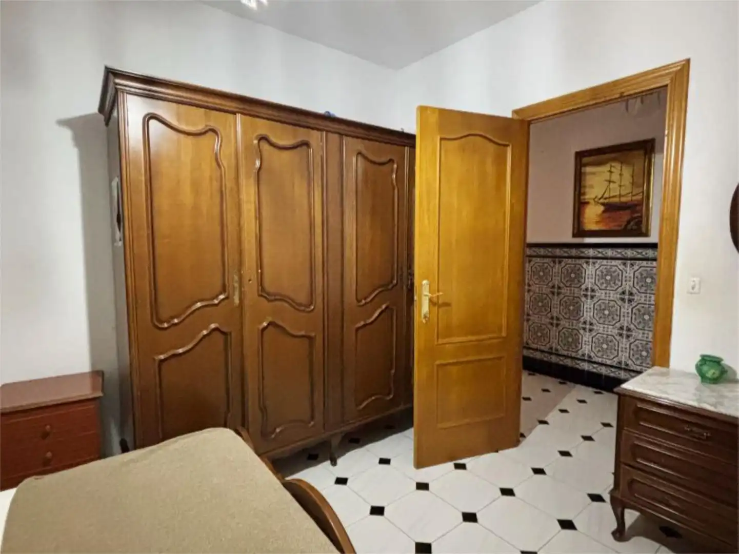 Casa adosada en venta en Calle León XIII, 12, Salvaleón Habitación de Casa adosada en venta en Salvaleón con Terraza, Amueblado y Balcón