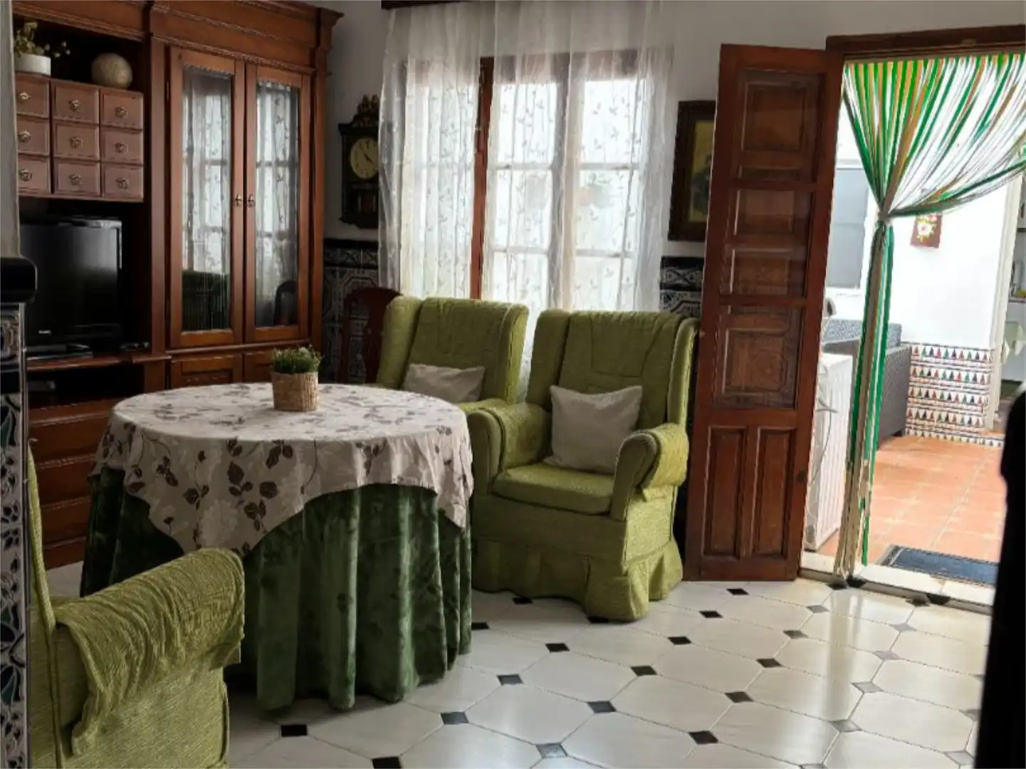 Casa adosada en venta en Calle León XIII, 12, Salvaleón Comedor de Casa adosada en venta en Salvaleón con Terraza, Amueblado y Balcón