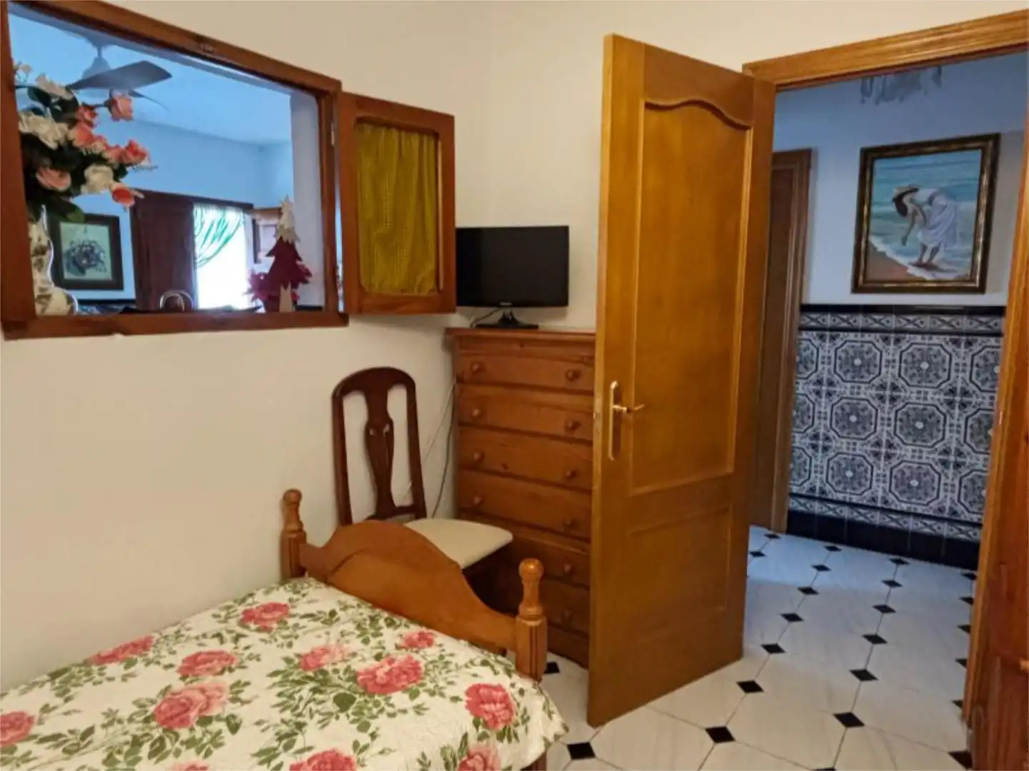 Casa adosada en venta en Calle León XIII, 12, Salvaleón Habitación de Casa adosada en venta en Salvaleón con Terraza, Amueblado y Balcón