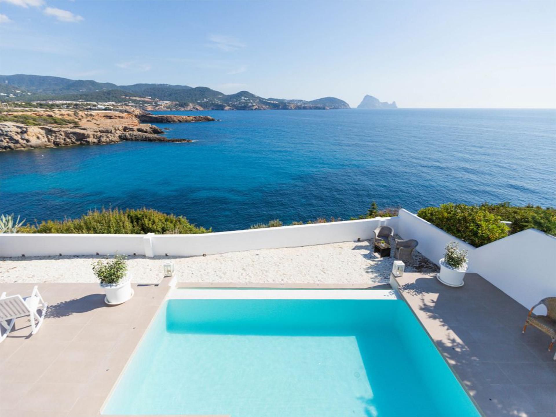 Swimming pool of Houses for rent in Sant Josep de sa Talaia  with Air Conditioner, Heating and Private garden