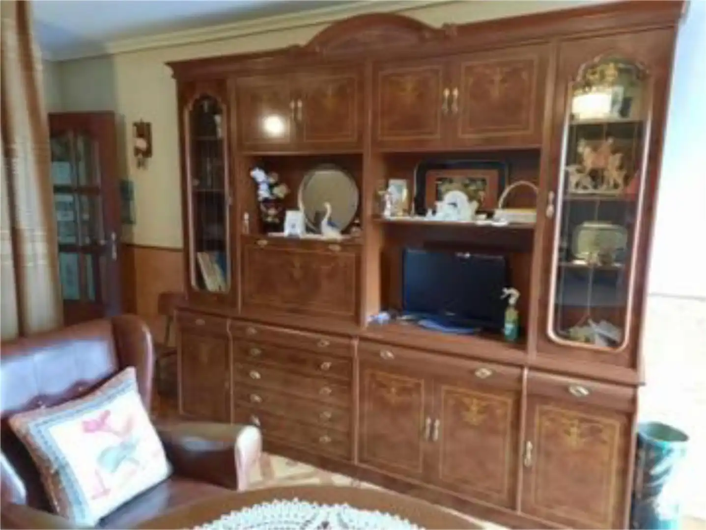 Sala de estar de Piso en venta en Puebla de Azaba con Calefacción, Terraza y Amueblado