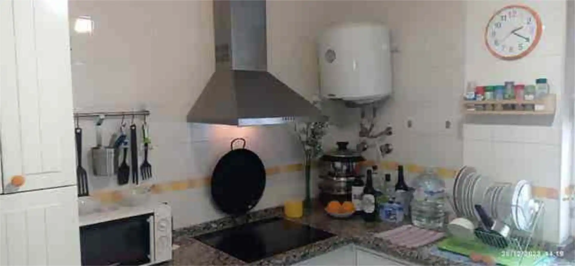 Küche von Wohnung zum Verkauf in Brenes mit Heizung, Abstellraum und Möbliert