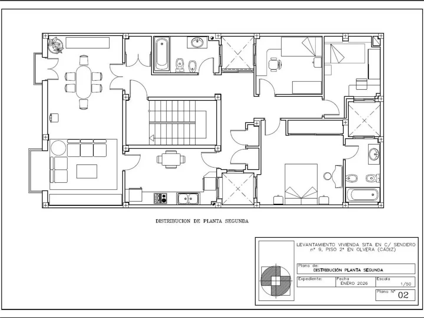 Wohnung zum Verkauf in Calle Sendero, 9, Olvera Wohnung zum Verkauf in Olvera mit Klimaanlage, Terrasse und Balkon