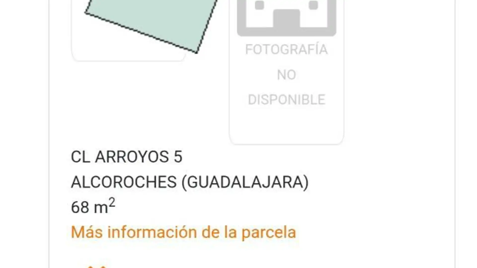 Jardín de Terreno en venta en Alcoroches
