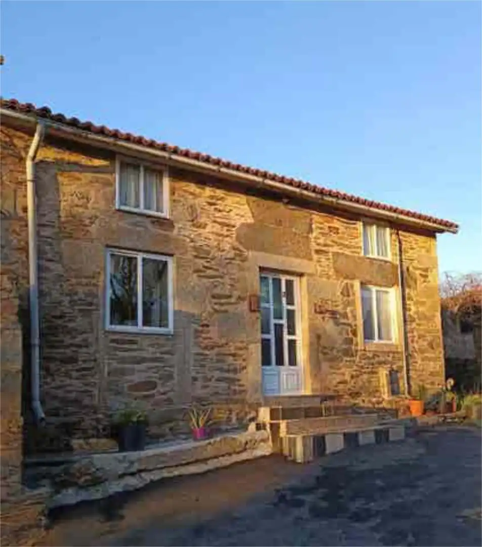 Vista exterior de Casa o xalet en venda en Aranga amb Jardí privat i Traster