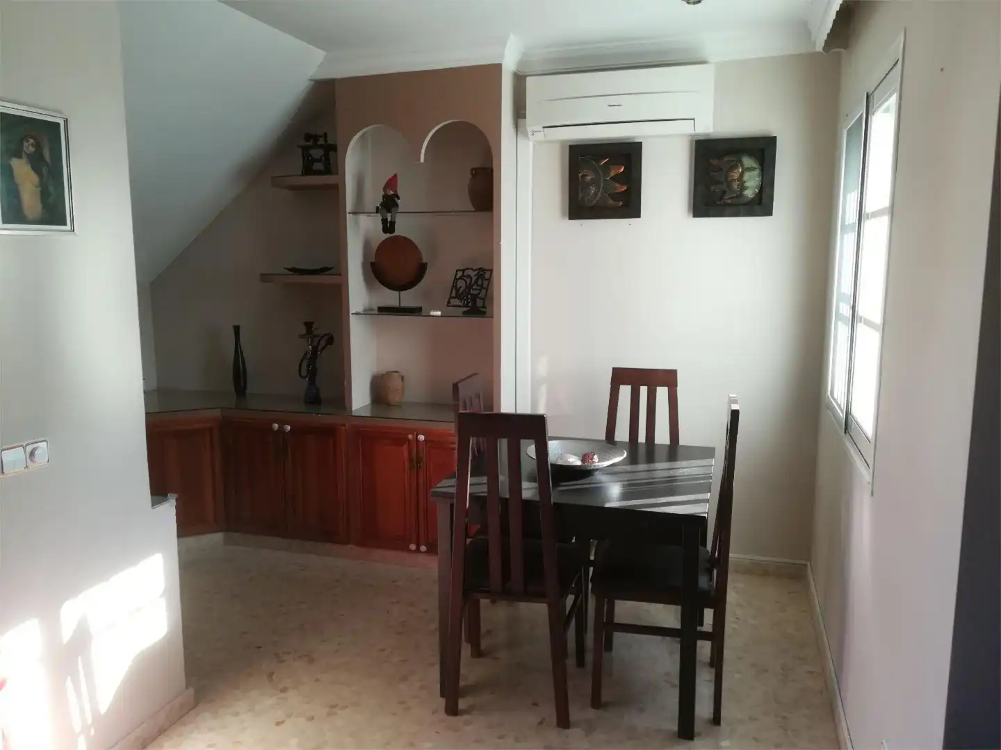 Esszimmer von Dachboden zum Verkauf in Vélez-Málaga mit Klimaanlage und Terrasse