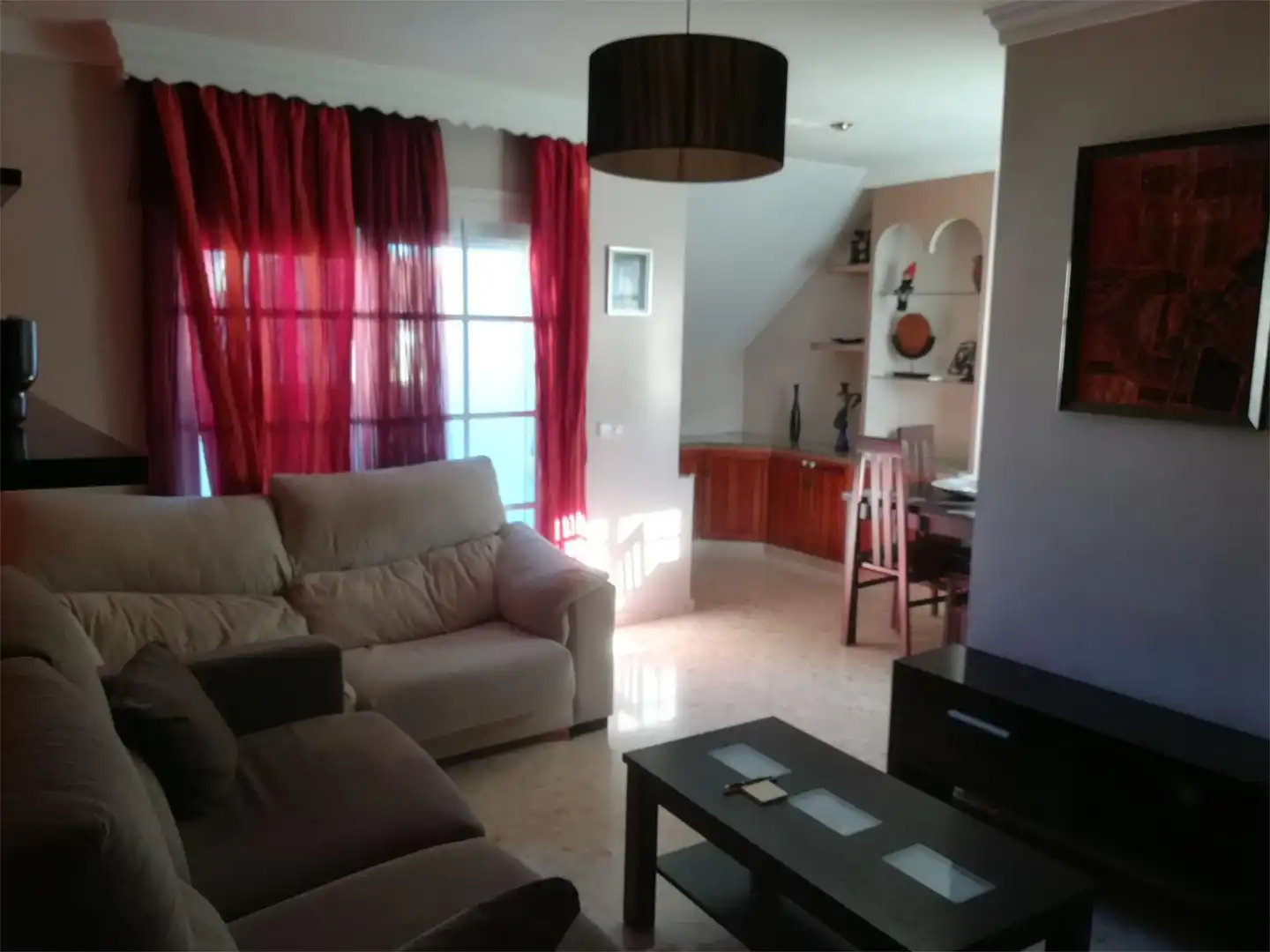 Wohnzimmer von Dachboden zum Verkauf in Vélez-Málaga mit Klimaanlage und Terrasse