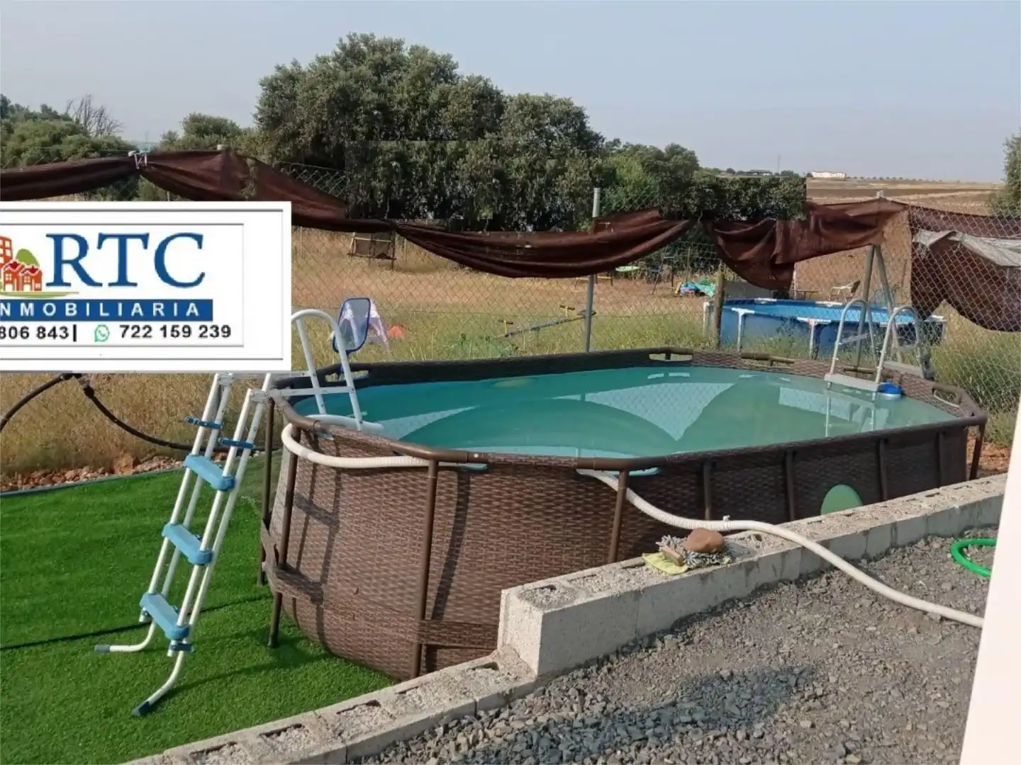 Country homes for sale in Extrarradio Montón de la Tierra, Parcelas, 1, Alcolea Swimming pool of Country homes for sale in Córdoba with Air Conditioner, Heating and Storage room