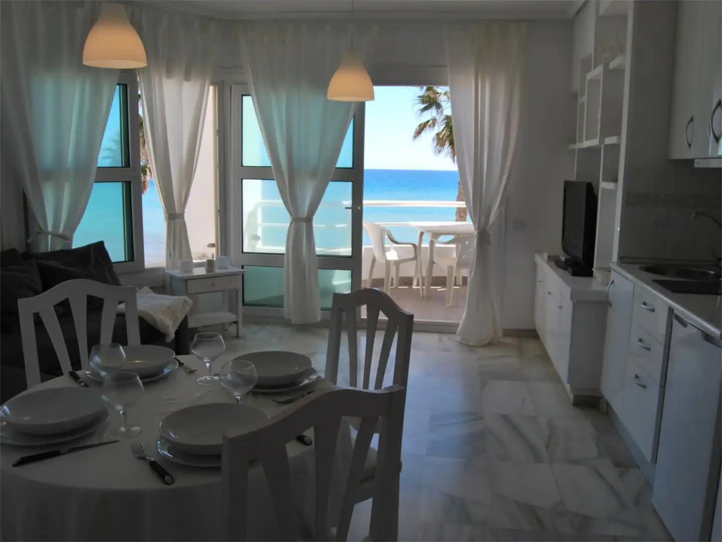 Flat for sale in Calle Castillo de Santa Ana, 3, El Puerto - Romanilla Bedroom of Flat for sale in Roquetas de Mar with Air Conditioner, Swimming Pool and Furnished