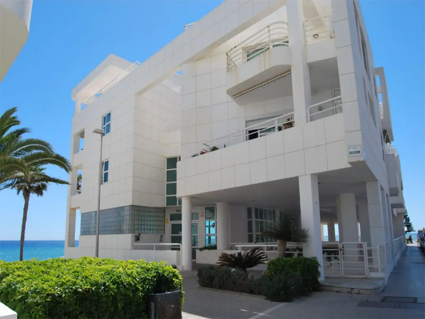 Flat for sale in Calle Castillo de Santa Ana, 3, El Puerto - Romanilla Exterior view of Flat for sale in Roquetas de Mar with Air Conditioner, Swimming Pool and Furnished