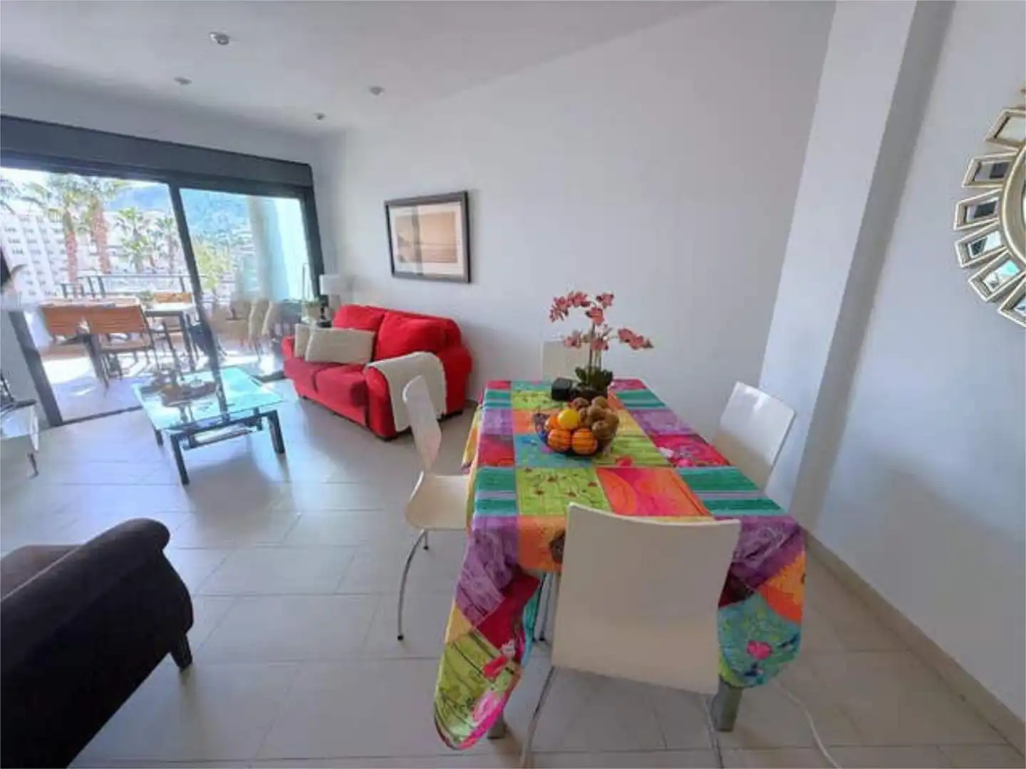 Wohnungen zum Verkauf in L'Albir Esszimmer von Wohnungen zum Verkauf in L'Alfàs del Pi mit Terrasse und Schwimmbad