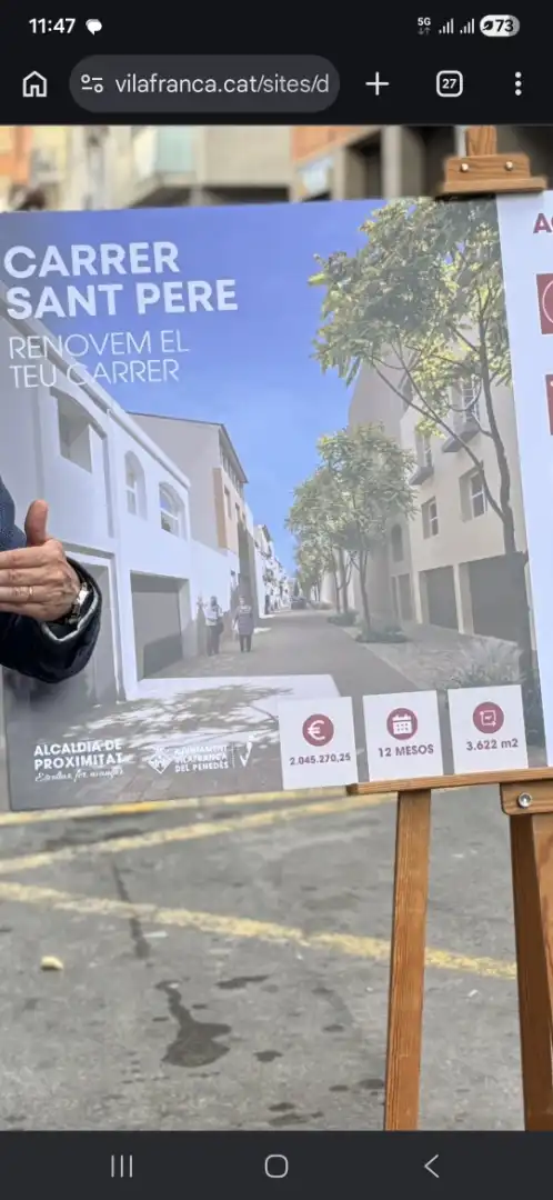 Pis en venda a Carrer de Sant Pere, 60, Sant Julià Vista exterior de Pis en venda en Vilafranca del Penedès amb Balcó