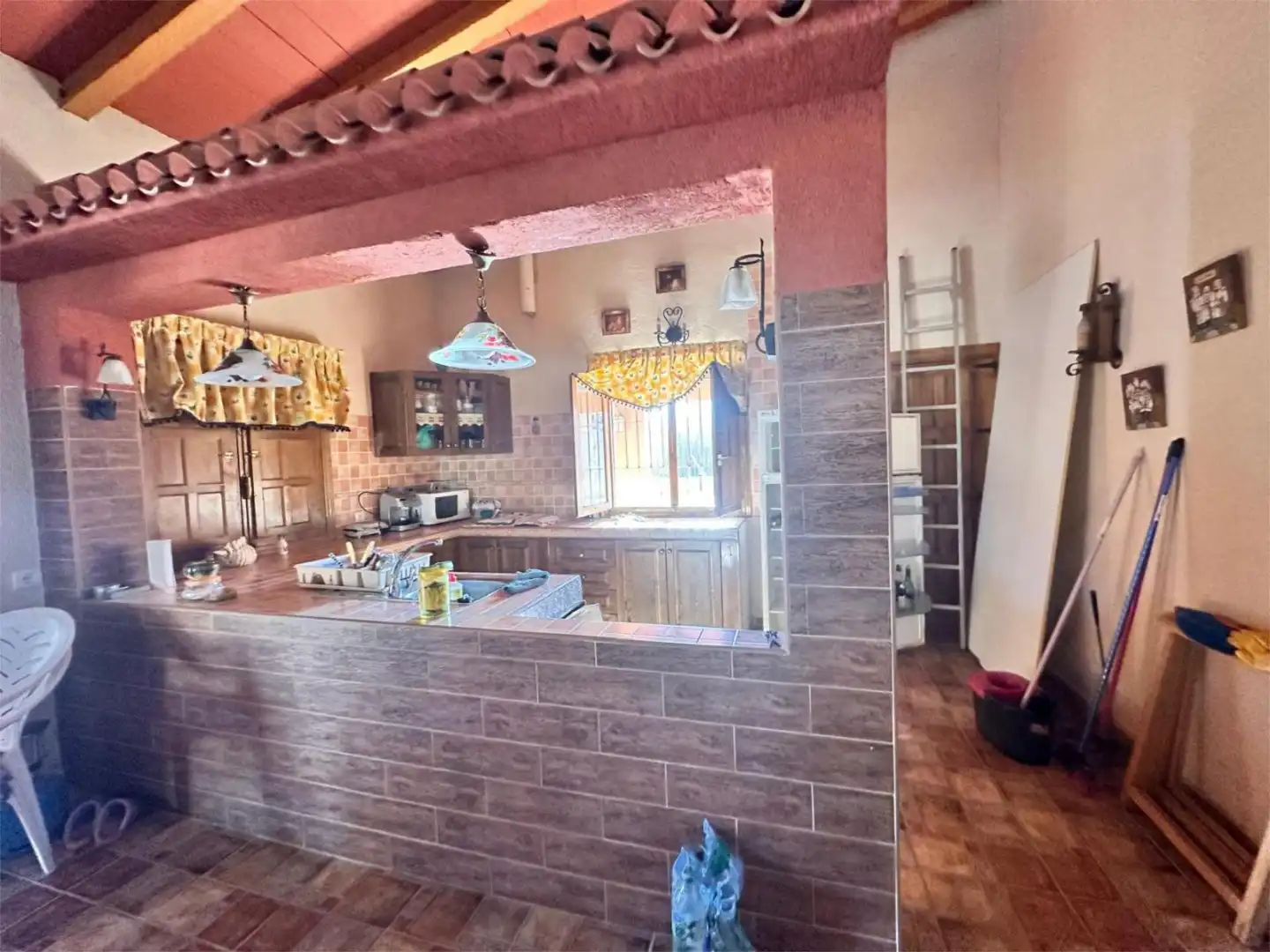 Cocina de Finca rústica en venta en Cehegín con Calefacción, Jardín privado y Terraza