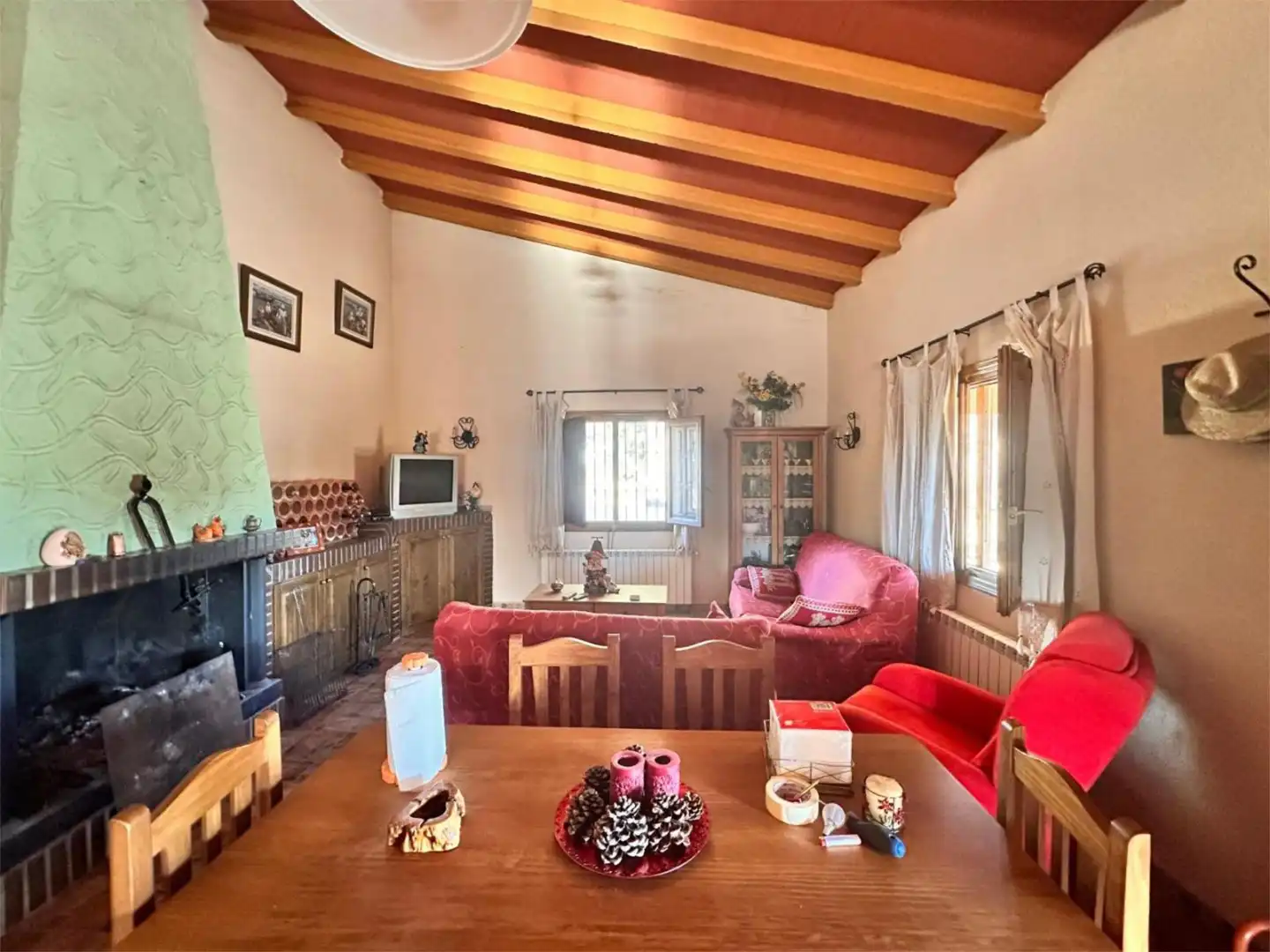 Sala de estar de Finca rústica en venta en Cehegín con Calefacción, Jardín privado y Terraza