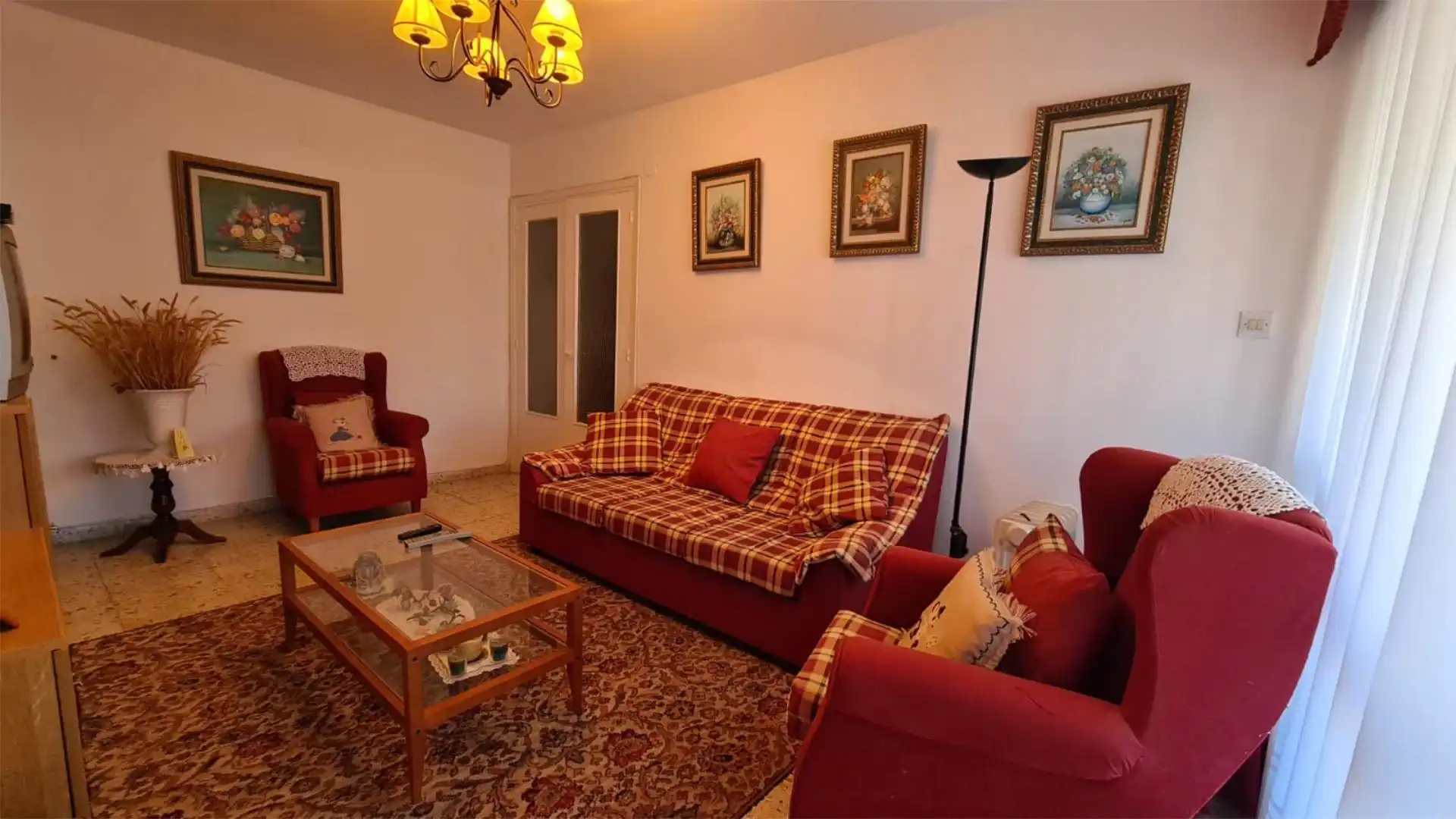 Wohnzimmer von Wohnung zum Verkauf in Medina de Pomar mit Terrasse und Möbliert