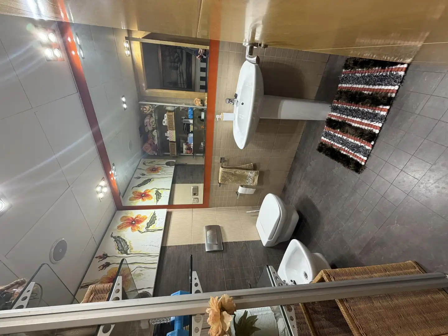 Wohnung zum Verkauf in Calle Teruel, 1, Los Lirios Badezimmer von Wohnung zum Verkauf in Logroño mit Klimaanlage, Heizung und Privatgarten