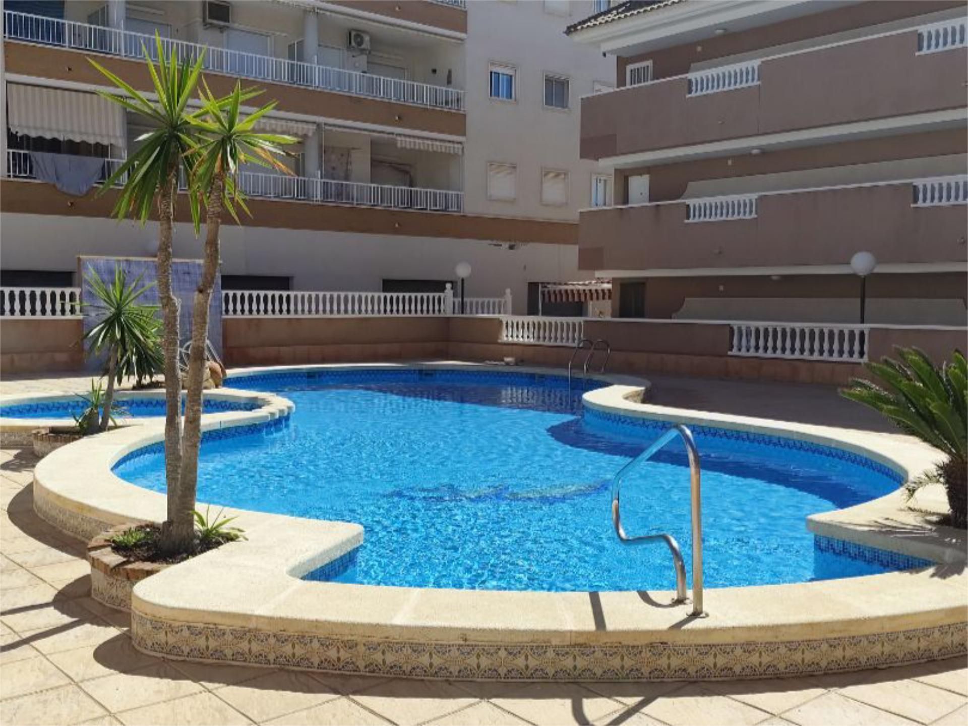 Piscina de Piso de alquiler en Santa Pola con Aire acondicionado, Calefacción y Terraza
