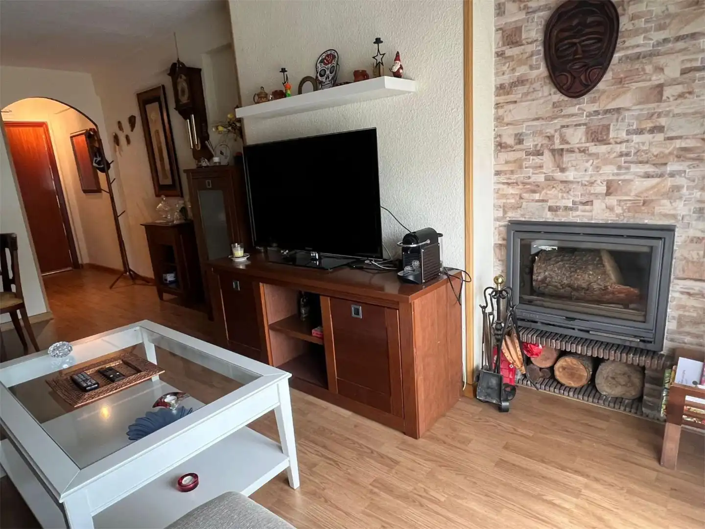 Sala de estar de Piso en venta en Guadarrama con Terraza y Piscina