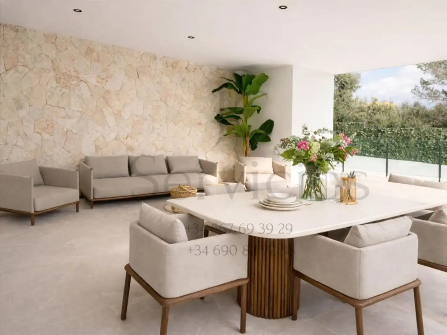 Terrace of Flat for sale in Marratxí  with Air Conditioner, Heating and Private garden