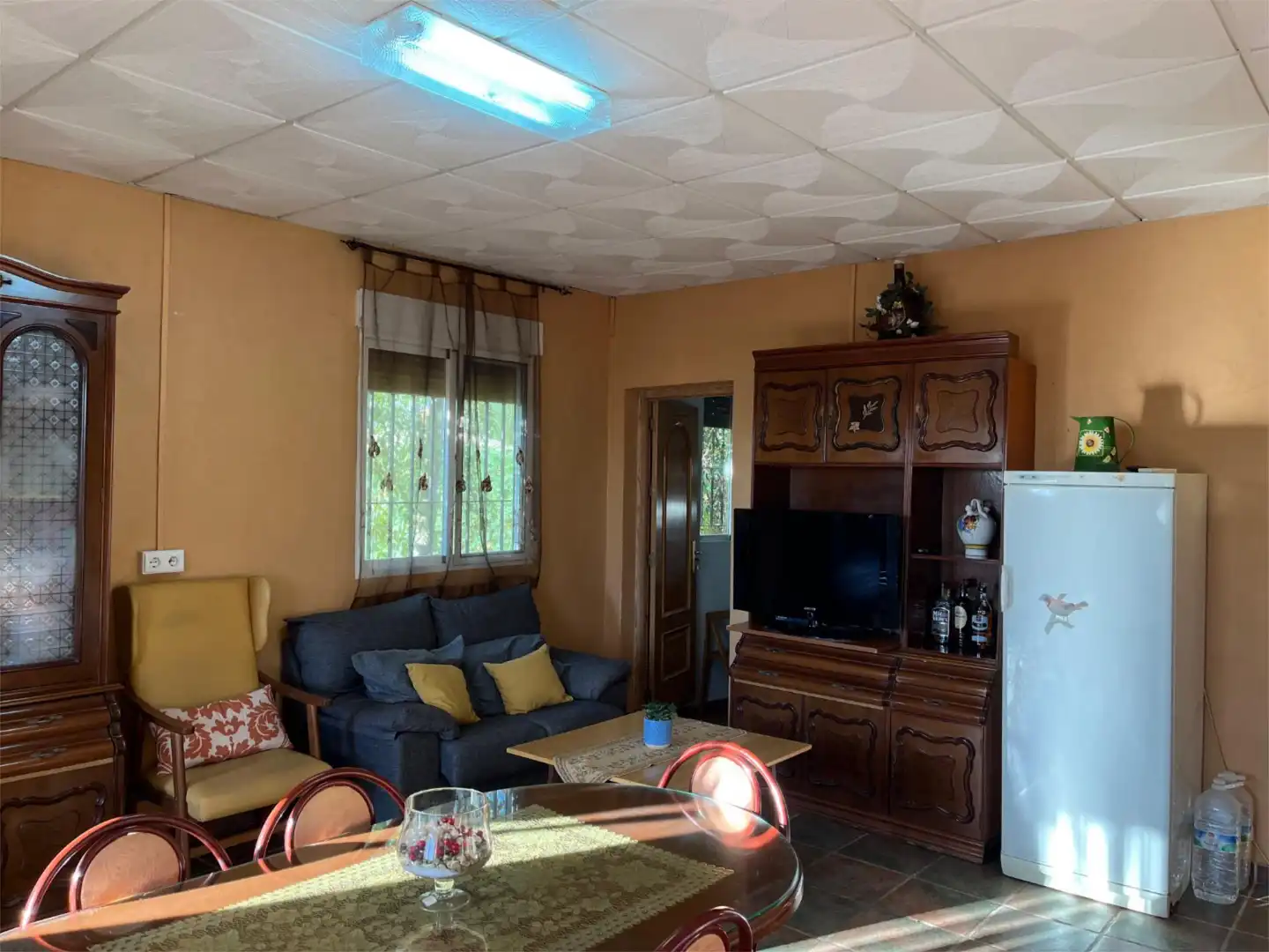 Finca rústica en venta en Calle Alfredo Nobel, 31, Huétor Tájar Sala de estar de Finca rústica en venta en Huétor Tájar con Jardín privado, Terraza y Piscina