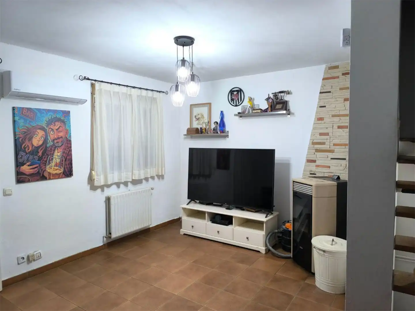 Piso en venta en Calle Los Álamos, 57, Tórtola de Henares Sala de estar de Piso en venta en Tórtola de Henares con Aire acondicionado y Balcón