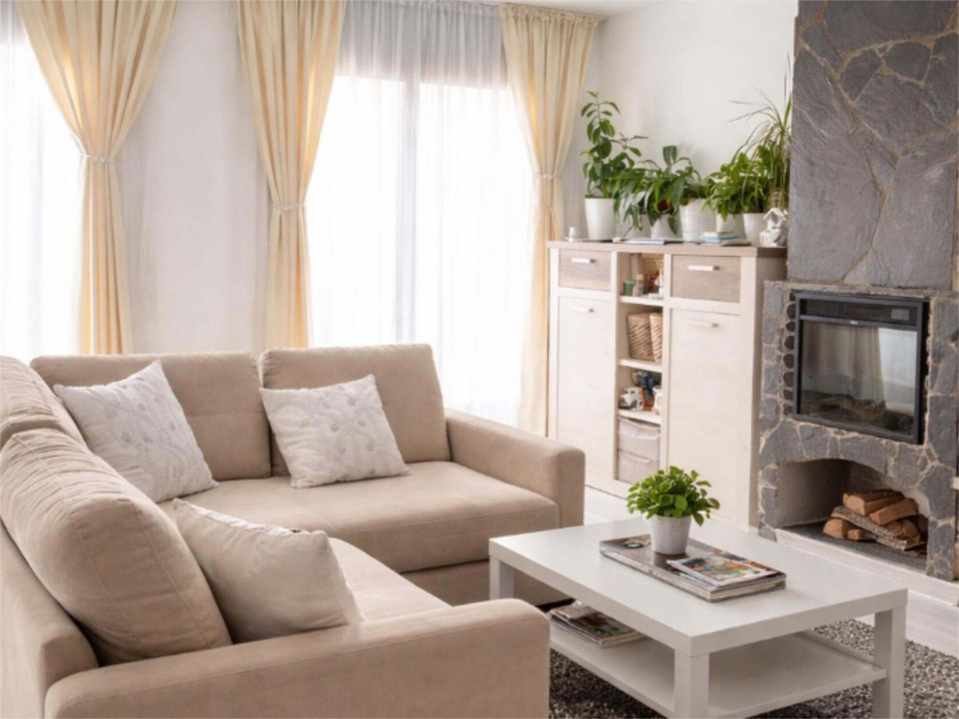 Living room of Flat for sale in Vilanova i la Geltrú  with Air Conditioner and Balcony