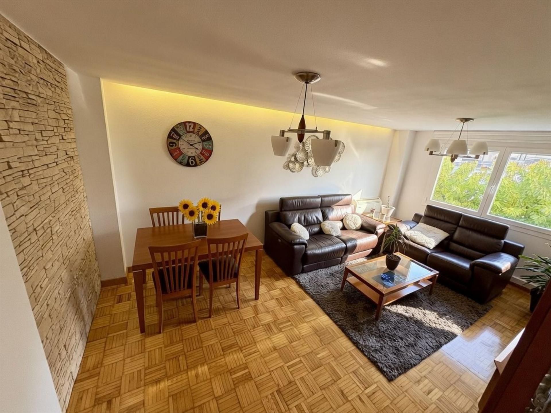 Living room of Flat for sale in Zizur Mayor / Zizur Nagusia  with Air Conditioner