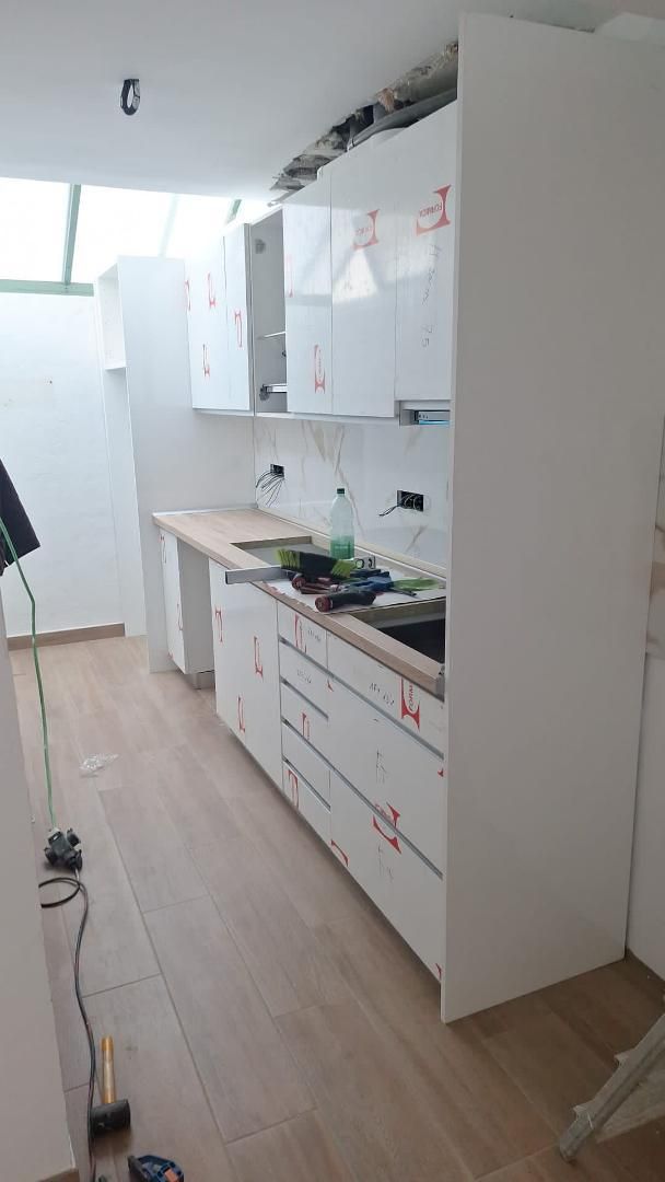 Kitchen of Flat for share in Gáldar  with Terrace, Furnished and Washing machine