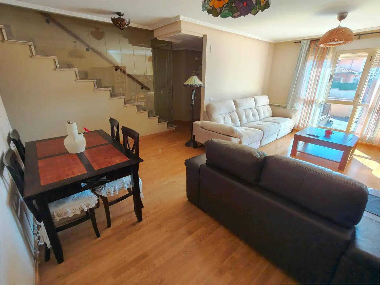 Flat for sale in Calle Casa de Asturias, 29, Villaquilambre Living room of Flat for sale in Villaquilambre with Heating, Private garden and Parquet flooring