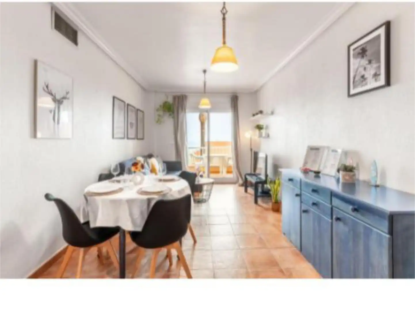 Esszimmer von Wohnung zur Miete in Mojácar mit Klimaanlage, Heizung und Terrasse