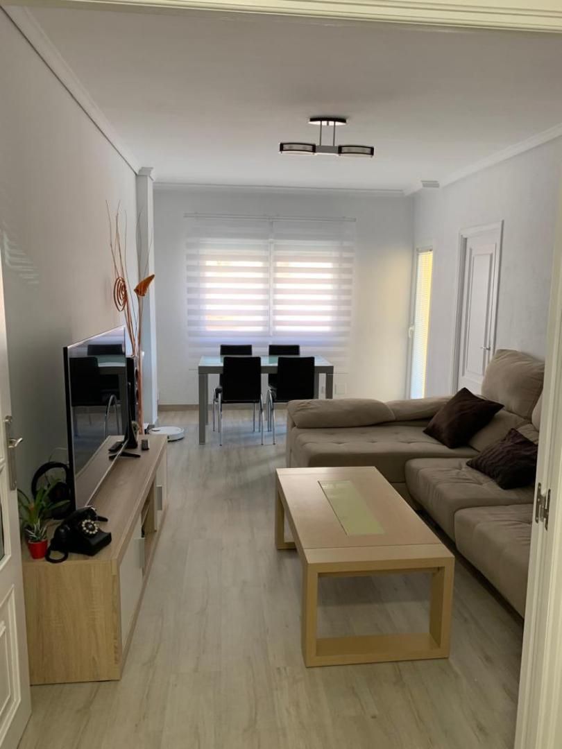 Wohnzimmer von Wohnung zur untervermieten in Mérida mit Klimaanlage, Heizung und Parkett